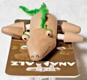 AnamalZ Crocodile Poseable Wooden AUSTRALIAN ANIMAL TOY Waldorf Montessori NEW