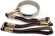 Lockable Collars Necklace Couples Sex, 3cm High Collar Neck Restraint with Leather Chain, Women Men Bondage Set Restraint Set, Collar Sex Toys for Women Men