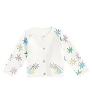 [Stella McCartney Kids] Stella McCartney Kids Baby cotton cardigan M 3 white