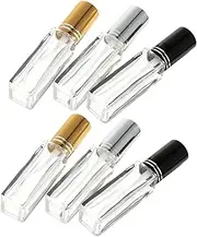 SAFIGLE 6 Pack 10ml Refillable Glass Perfume Bottles Spray Bottles for Fragrance for Bathroom