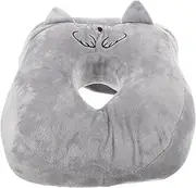 MAGICLULU Nap Pillow Airplane Pillow Desk Pillow Cushion Perforated Ear Pillows Pillow with Arm Hole Stomach Sleeper Pillows After Eye Surgery Pillow Pp Cotton Cradle Pad