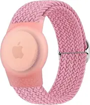 Airtag Watch Strap for Kids, Air Tag Wristband Holder for Apple Item Finder, Stretchy Adjustable Bracelet for Child Boys Girls