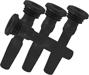 LOORGVEL 4pcs Ignition Coil Rubber Boot Durable Spark Plug Boot Replacement for Engine Ignition Coils Compatible with Car Brands Easy Installation for Enhanced Engine Performance