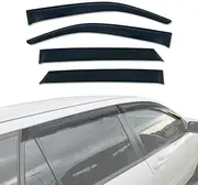 AUSGO Weathershields Compatible with Mitsubishi Lancer Wagon 2003-2007, Weather Shields Window Visors Wind Deflectors Sun Rain Guard 4PCS Set