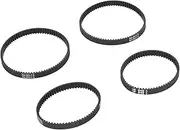 [Ruimou] 4pcs Vacuum Cleaner Drive Belt 1611130&1611129 Compatible with Bissell ProHeat 2X Revolution Pet Pro Plus 1986 1964 19862 19863