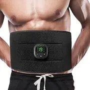 EMS Muscle Stimulator - EMS Massage Pad,Smart Lower Back Massager 6 Modes Pulse Graphene Belt Electric Portable for Arm Pochy
