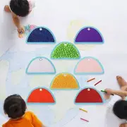 8x Assorted Textured Play Mat Sensory Mat for Baby Children Activity