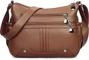 [VOLGANIK ROCK] Women Shoulder Handbag RFID Roomy Crossbody Purse Lightweight Pocketbook Ladies Hobo Fashion Tote Top Handle Satchel