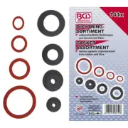 Kit 141 Pz Washers Fiber Assorted - Code bgs8059 FBGS8059 BGS Small Parts C
