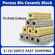 Fish Tank Sump Tank Pond Aquarium Filter Media Porous Bio Ceramic Block