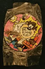 #201/220 1996 Warner Bros. Looney Tunes Time Warp SEALED Tazo Alfred Nobel