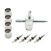 Interstate Pneumatics TCT2 Tire Core Tool , 4 in 1 Multi-Purpose Kit