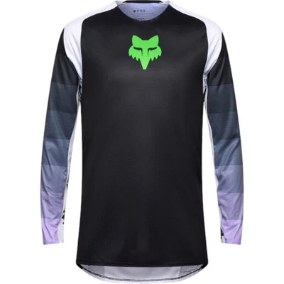 Fox 2025 Flexair Grid Black/Purple Jersey