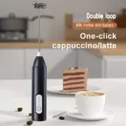 Wireless Milk Frother Electric Type-C Mini Blender Whisk Mixer for Coffee