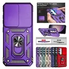 For Samsung S23FE S22 S21 S20 A54 A05S A34 A14Slide Camera Shockproof Armor Case