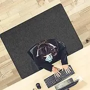 DAWNTREES Chair Mat Carpetfor Hardwood & Tile Floor,120x90cm Large Anti-Slip Computer Desk Chair Protector, Chair Rug,Gaming Rolling Chair Mat, Under Desk Office Chair Mats for Home