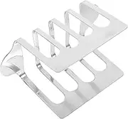 CIYODO 1Pc Sliced Bread Holder Elegant Silver Serving Rack for Breakfast for Home Use Parties and Special Events Bread Shelf for Toast and More