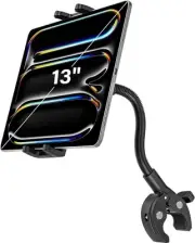 Spin Bike Tablet Holder, Metal Gooseneck Treadmill Mount,