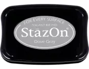 Tsukineko Full-Size StazOn Multi-Surface Inkpad Dove Gray