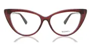 Max & Co. MO5046 071 Women’s Glasses Red Size 56 - Private Health Rebate - Blue Light Block Available