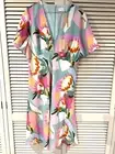 New! Pretty GORMAN “Protea Sage ” Silk blend Dress * size 16