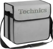 Technics Dj Bag Silver Logo White Side Shoulder Strap Ca 60 Lps