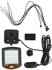 Kisangel Bike Speedometer Display Wired Waterproof Speeding Alert Bike Odometer Bike Cycling Computer Bike Code Table