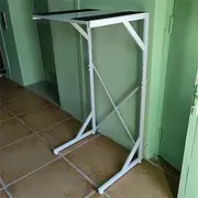 145x74x60cm Dryer Stand Portable Top or Front Loading Washer Machine Dryer Holder Shelf Height 130-145cm adjustable 120kg Weight Capacit