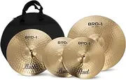 BRD1 3 Piece Cymbal Pack; Pearl Logo; 14" Hi-hats, 16" Crash, 20" Ride