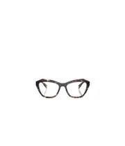 Prada Eyewear Butterfly Frame Glasses One size,54 Black