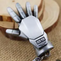 在飛比找蝦皮購物優惠-全新正版鋼鐵人手掌面具 模型 合金金屬材質鑰匙扣掛件 掛鏈蟻