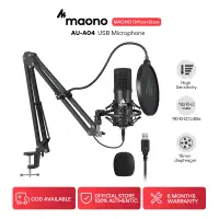 在飛比找蝦皮商城優惠-Maono A04 USB麥克風套裝專業播客電容麥克風全金屬