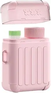 [DJDZ] Ear Piercing Cleaner, Earring Hole Cleaner, Ear Piercing Aftercare Cleaning Set with 240pcs Disposable Ear Piercing Cleaning Floss & 15ml Cleaning Solution for Women Men