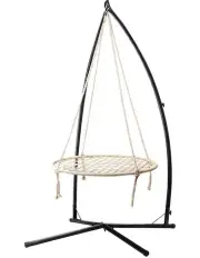 [Gardeon] Outdoor Hammock Swing Chair with Steel Stand 100cm in Multi