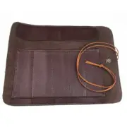 PU Leather Roll-Up Storage Seal Engraving Chef Bag