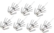 7Pcs Luminous Double Hook Fishing Hooks for Squid Octopus Durable Fishing Supplies for Freshwater Saltwater for Fishing Enthusiasts