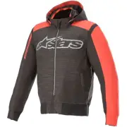 Alpinestars RHOD Windstopper Hoody - Black/Bright Red, Large 4200420-1303-L