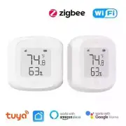 Tuya Smart WiFi Zigbee3.0 Temperature Humidity Sensor Indoor Hygrometer Thermome