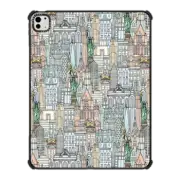 iPad Pro 13-inch (M4) iPad Impact Case New York watercolou
