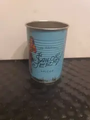 Sailor Jerry Spiced Rum Limited Ed Blu Metal Tin Drinking Tumbler Can Holder B12