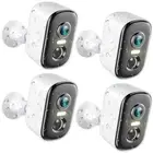 Outdoor Security Camera Wireless, 2K Battery Powered WiFi Cameras for Home Se...