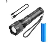 3X High Lumens XML T6 Flashlights with Adjustable Focus 5 Light Modes Water Resistant
