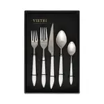 Vietri Ares Argento & White Five-Piece Place Setting Set of 4
