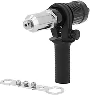 Yuhtech Riveter Insert Tool, Electric Rivet Gun Adapter Chunk Head Connector Hand Tools Set for Cordless Drill Electrical Nut Riveting