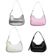 Women PU Leather Handbag Small Armpit Bag Fashion Small Shoulder Bag for Daily