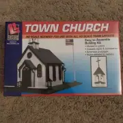 Life Like Trains HO Town Church #1350 NEW Old Stock FACTORY SEALED Model Train