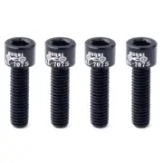 4pcs M5x17mm Bicycle Handlebar Stem Screw Bolt Nut 7050 Aluminum Alloy Bolt