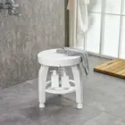 Rotating Shower Stool Bath Chair Shower Seat for Apartment Kitchen Kids