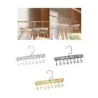 Multi Hooks Coat Rack Hanger Belt Hanger Organizer Belt Holder 360 Rotating Hook