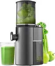 Cold Press Juicer Machines, Masticating Slow Electric Juicer with 88mm (3.46-inch) Extra Large Rotary Feed Chute, High Juice Yield for Vegetables and Fruits (350W-AU PLUG)